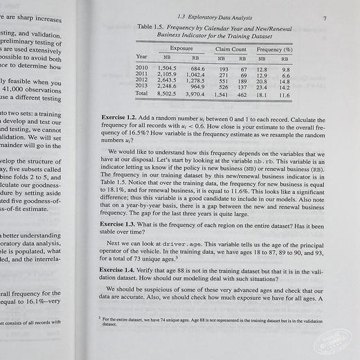 【中商原版】精算科学中的预测建模应用 英文原版 Predictive Modeling Applications in Actuarial Science Edward W. Frees 商品图6