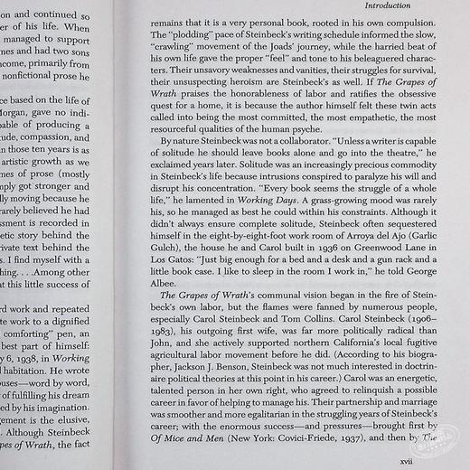 预售 愤怒的葡萄 英文原版小说 英文版原版书斯坦培克 英文原版 The Grapes of Wrath 进口图书 John Steinbeck 经典文学 商品图4