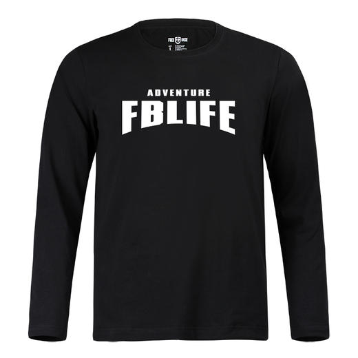 （不参与2件8.8折活动）2021新款经典FBLIFE NMT-1687长袖休闲运动弹力棉LOGOT恤 商品图1