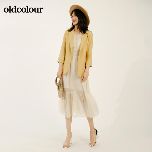 oldcolour早秋中袖连衣裙M31102159 商品图3