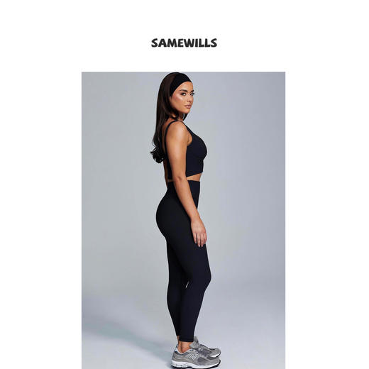 【授权商品】404欧美运动健身裤超大弹力加厚纯色无缝一体打底裤瑜伽裤秋冬新【214404】 商品图2