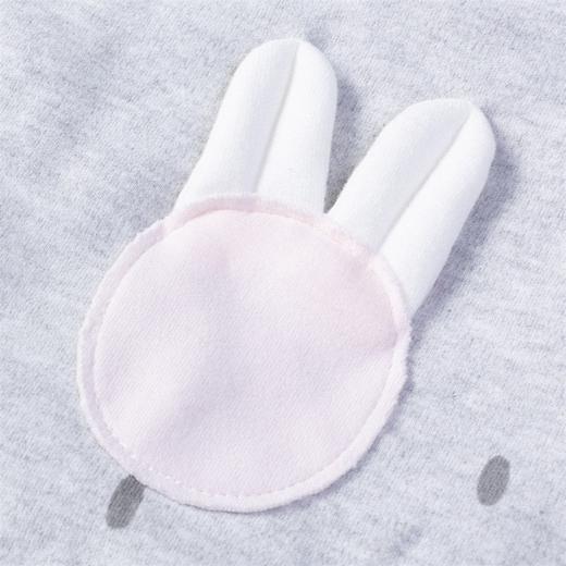 贝贝怡女宝宝婴儿夹棉加厚保暖连体衣哈衣爬服214L488
 商品图9