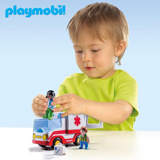 摩比世界playmobil 摩比世界 婴幼儿系列 救护车9122 商品图2