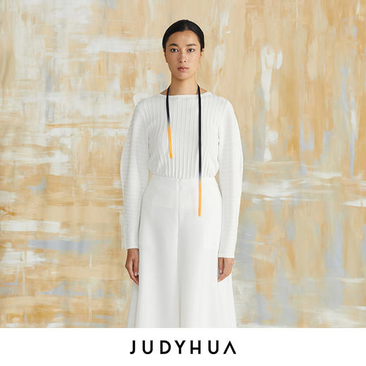 JUDYHUA 基础款纹理针织上衣 商品图0