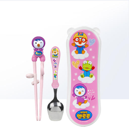 【中欧班列精选】韩国进口 XDR Pororo学习训练筷 多图案 商品图1
