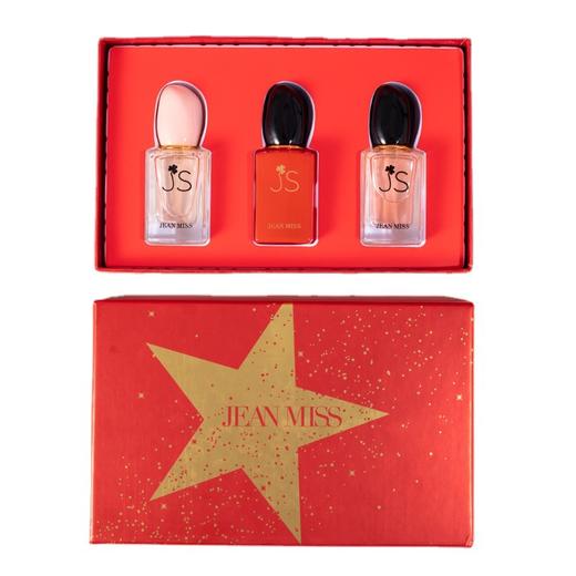 新款【JEAN MISS 一生挚爱】女士香水礼盒装三件套女学生网红抖音爆款礼物 高档礼品盒装一生红色挚爱香水送女友男友持久留香淡香生日 节日礼物 商品图5