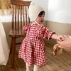 婴儿连体衣纯棉春秋连衣裙格子哈衣裙包屁裙衣爬服秋装婴童服饰 商品缩略图2