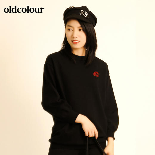 oldcolour秋季圆领卡通图案卫衣M32106234 商品图0