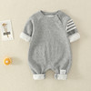 婴儿连体衣女童哈衣潮范婴幼儿童装男女宝宝爬服洋气儿童连身衣 商品缩略图2