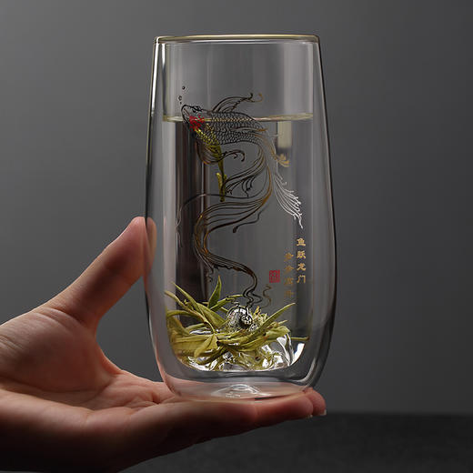 京品堂丨观山杯 双层玻璃杯 高硼硅玻璃 280ml 4款可选 商品图2