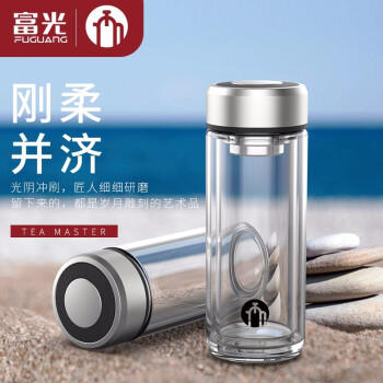 茶马仕 T3双层系列 玻璃杯双层茶杯便携带滤网高端礼品杯 商品图2