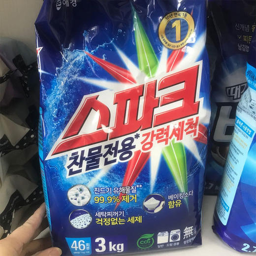 XDR  韩国爱敬斯帕克洗衣粉 3kg 商品图0