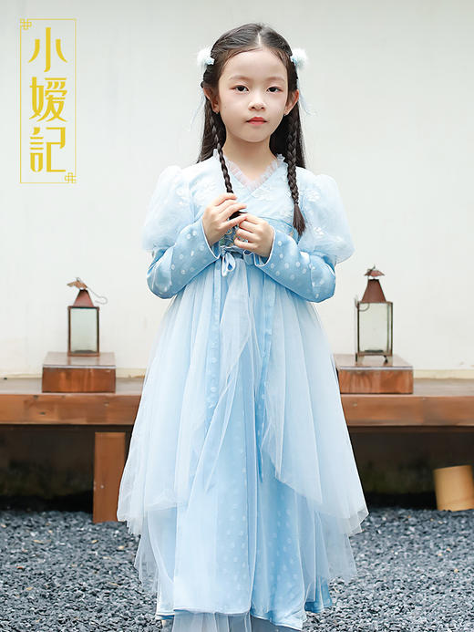 小嫒記【潋清辉】国潮中国风新中式高端童装洋气旗袍潋清辉 商品图1