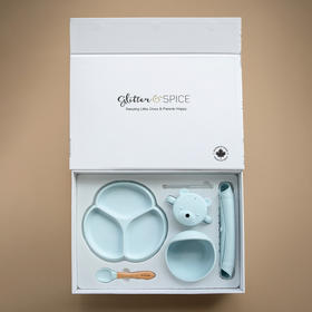 【Glitter spice 咕哩派】婴幼儿学食餐具礼盒装