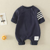 婴儿连体衣女童哈衣潮范婴幼儿童装男女宝宝爬服洋气儿童连身衣 商品缩略图3