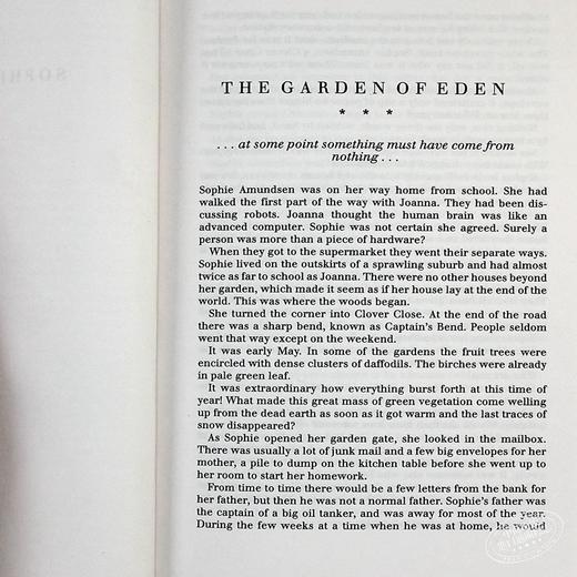 苏菲的世界 英文原版小说英文版 Sophie's World 英文原版书 贾德Gaarder哲学启蒙书 外国现当代文学小说 世界经典名著 商品图5