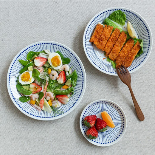 爱陶AITO日式餐具套装 美浓烧陶瓷家用菜盘碟子碗盘面碗饭碗汤碗 商品图2