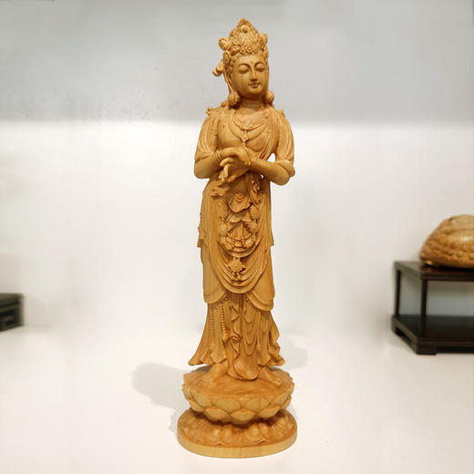 唐朝观音大款&小款°黄杨摆件 商品图1