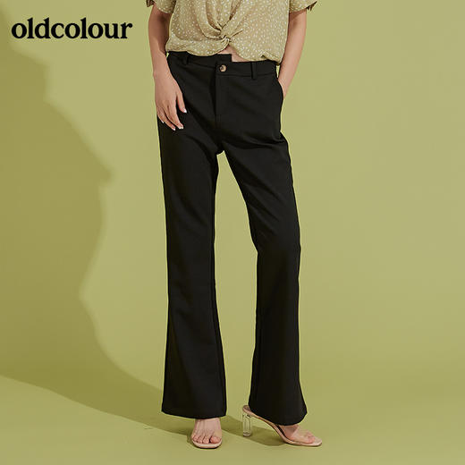 oldcolour秋季休闲微喇裤子喇叭裤BM31073034 商品图2