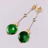 玉兔平安扣翡翠耳环【定制】 商品缩略图0