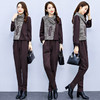 职业长袖套装女秋装2021年新款气质时尚洋气早秋休闲裤两件套减龄 RWQ38748 商品缩略图0