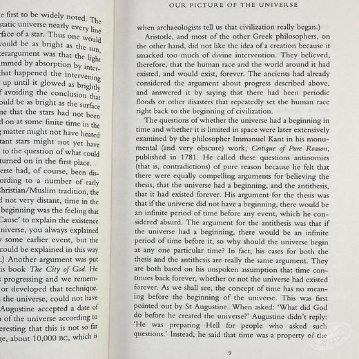 时间简史：从大爆炸到黑洞 英文原版书籍 A Brief History of Time 史蒂芬霍金著 科学巨作 宇宙知识自然科学科技畅销科普读物 商品图6