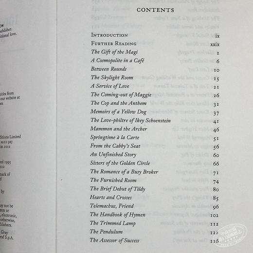 【中商原版】欧亨利100篇短故事 英文原版小说故事  100 Selected Stories O.Henry 英文原版书 英语学习阅读资料 世界经典名书 商品图4