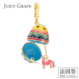 Juicy Grape十二生肖彩蛋吊坠项链本命年可爱马牛挂坠生日礼物女（只配赠珠链，长链需要单独购买）