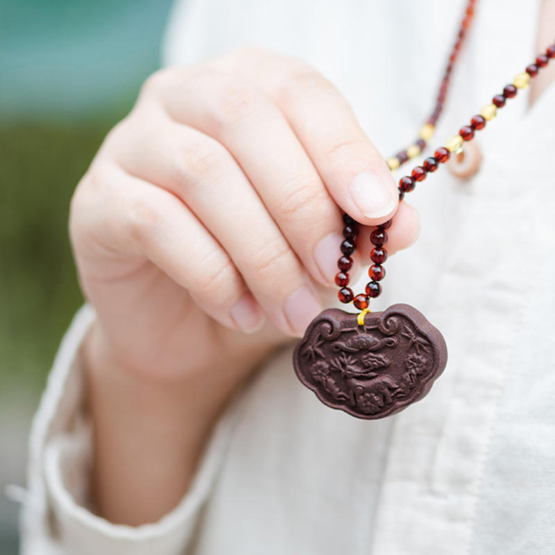 芝兰佩古式香牌挂饰 | 宣和御制香合香香牌,芳香馥郁,静心养性