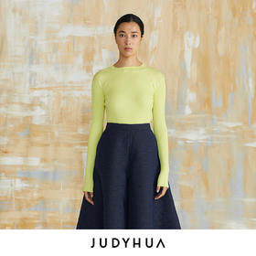 JUDYHUA 极简纹理针织上衣