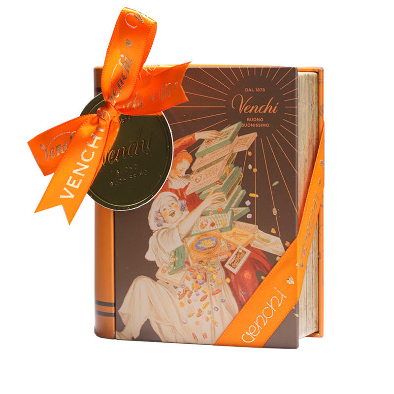 意大利venchi闻绮铁书鱼子酱巧克力小礼盒 6颗装 入口丝滑 甜蜜在心