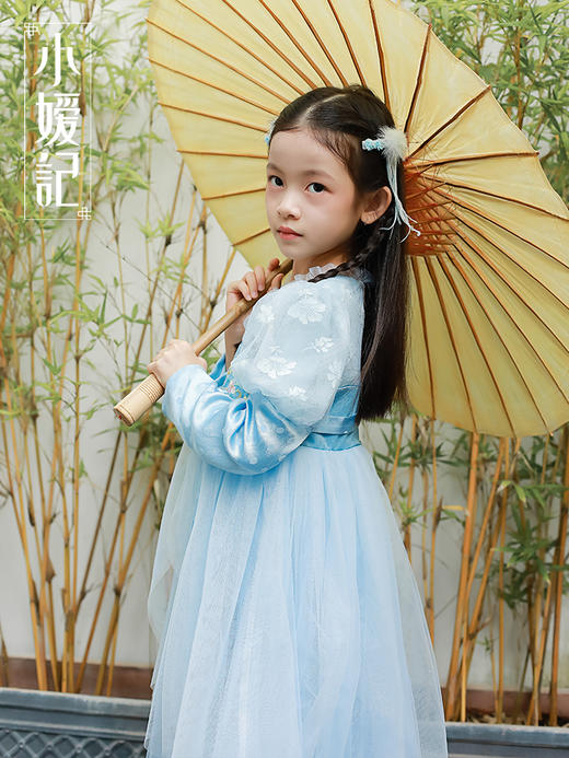 小嫒記【潋清辉】国潮中国风新中式高端童装洋气旗袍潋清辉 商品图3