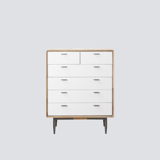 NS家居nsfurniture进口实木六斗柜NSCB-ALB WHT B03 商品图0