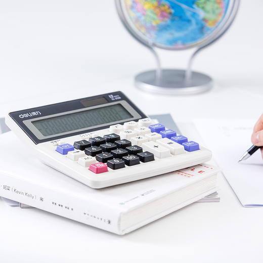 得力2136桌面计算器(白) 商品图3