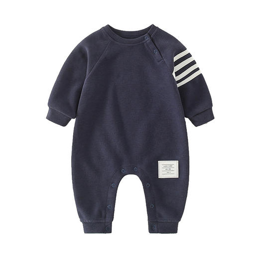 婴儿连体衣女童哈衣潮范婴幼儿童装男女宝宝爬服洋气儿童连身衣 商品图4