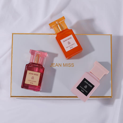 JEAN MISS女士香水礼盒套装学生小众平价款私家小调香水三件套装 商品图1