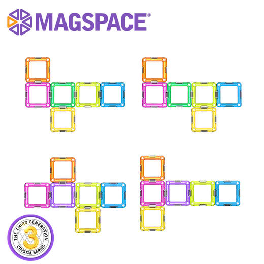 T MAGSPACE摩可立水晶磁力片发光体—月光宝盒 商品图2