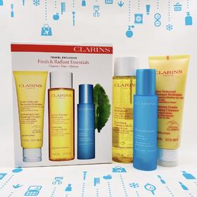 CLARINS 娇韵诗三件套（黄洁面125ml+黄水200ml+不死鸟乳液50ml）（390322）
