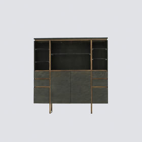 NS家居nsfurniture进口实木餐边柜书柜NSCB-SAN L04