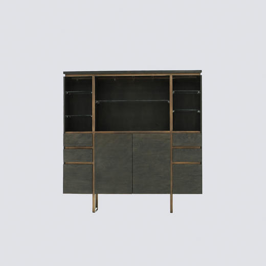 NS家居nsfurniture进口实木餐边柜书柜NSCB-SAN L04 商品图0