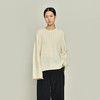 女士2021新款无染色羊绒廓形绞花套头衫 商品缩略图0