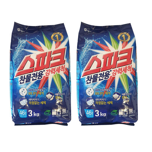 XDR  韩国爱敬斯帕克洗衣粉 3kg 商品图3