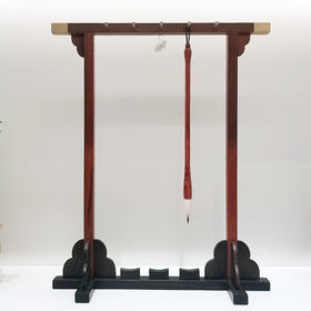 082笔架（酸枝+紫光檀+铜）