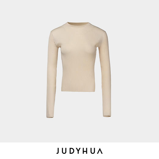 JUDYHUA 极简纹理针织上衣 商品图12