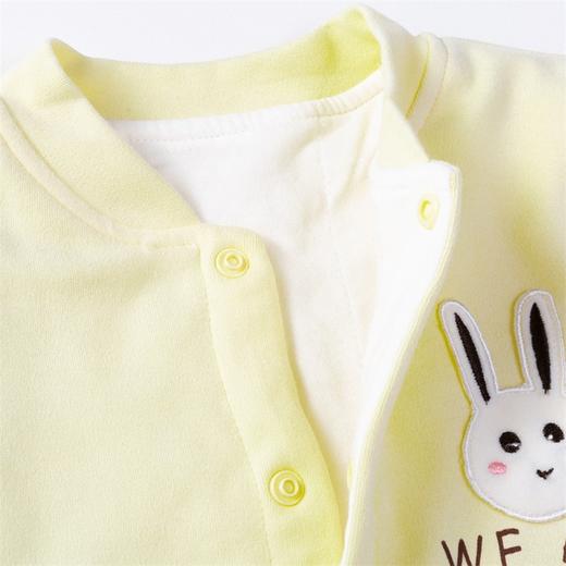 贝贝怡女宝宝婴儿夹棉加厚保暖连体衣哈衣爬服214L488
 商品图13