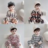 ins婴童韩版爬服秋婴儿针织印花连体衣男女宝宝春秋外出哈衣秋装 商品缩略图0