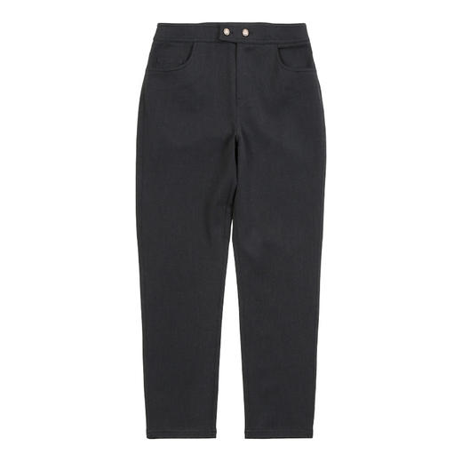 METTE2021年秋冬新品女士休闲九分裤时尚小个子直筒烟管妮子裤 商品图5