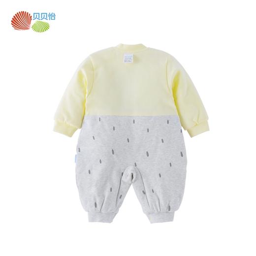 贝贝怡女宝宝婴儿夹棉加厚保暖连体衣哈衣爬服214L488
 商品图12