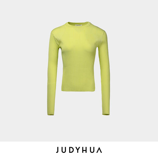 JUDYHUA 极简纹理针织上衣 商品图3
