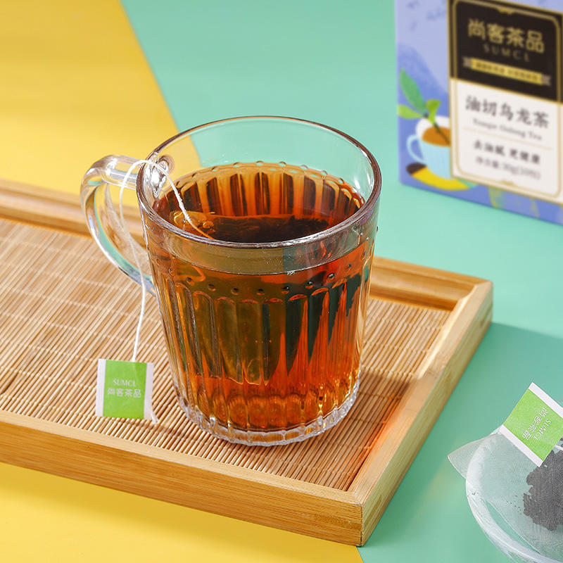 尚客茶品油切乌龙茶黑乌龙茶叶木炭技法日式茶袋泡茶冷泡茶2盒装